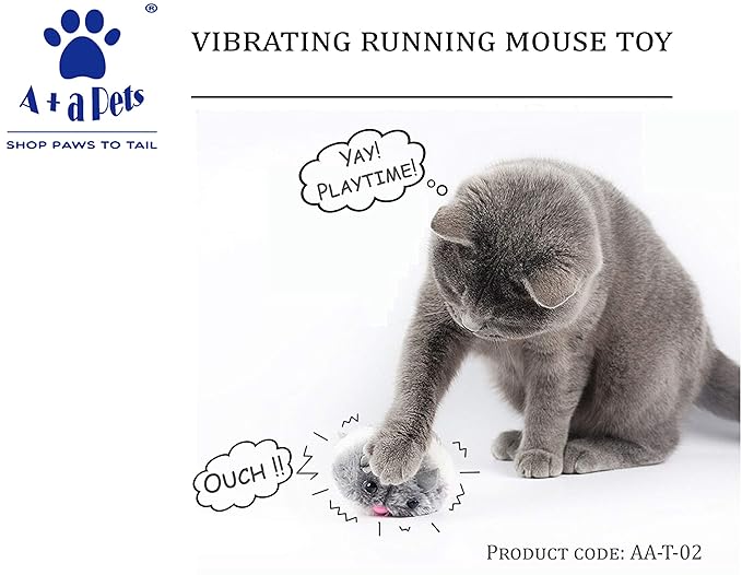 Vibrating Running Mouse Toy